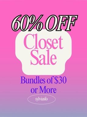 60% SALE 4/10-4/12 Fri, Sat, Sun